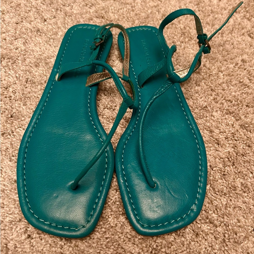 New, banana republic sandals, size 6